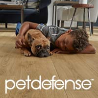 Petdefense hard surface flooring exclusively at Abbey Carpet & Floor